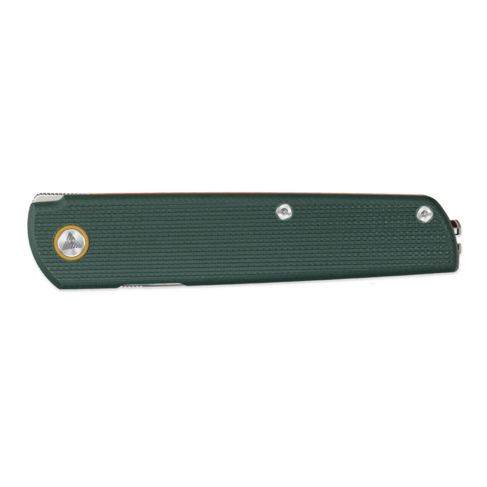 Нож складной SRM 408L-GX Qrick Satin (14C28N, Green/Orange G10)