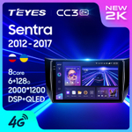 Teyes CC3 2K 10,2"для Nissan Sentra 2012-2017
