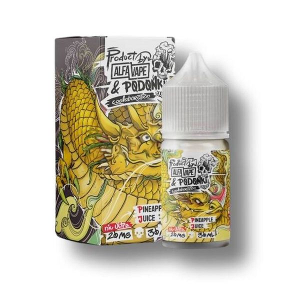 Alfa Vape &amp; Podonki - Pineapple Juice (7% nic)