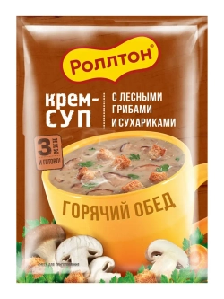 Крем-суп с лесными Грибами и сухариками 21 г * 5 шт