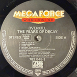 Overkill ‎– The Years Of Decay (Германия 1989г.)