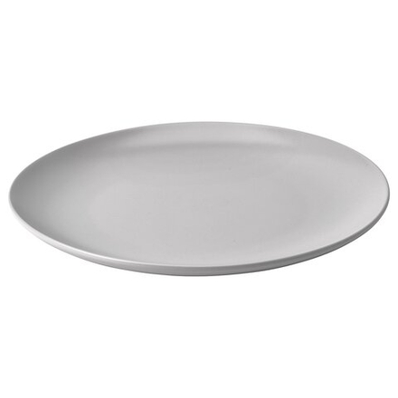 IKEA FÄRGKLAR  (ИКЕА ФЭРГКЛАР)  -  Тарелка - матовая светло-серая 26 см
