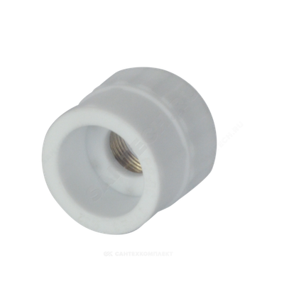 Муфта PP-R комбинированная белая Дн 32х1" ВР PRO VALFEX 10129032-PRO