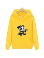 Термотрансфер "Панда с самолетиком",наклейка на одежду20х20