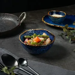 Салатник 310 мл d 11,7 см h5,6 см емкость для закусок Aqua Blue P.L. Proff Cuisine [6]