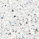 Керамогранит Alma Ceramica GFU6060TRZ07L Terrazzo 60x60 белый / бежевый лаппатированный под камень / терраццо