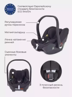Автокресло RANT AY328 Pro "CARRY" Active Line (Black) группа 0+  (0-13 кг)