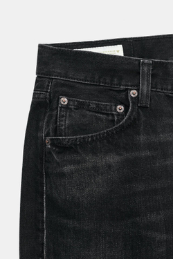 ZARA ДЖИНСЫ TRF STRAIGHT СО СРЕДНЕЙ ПОСАДКОЙ, ЧЕРНЫЙ