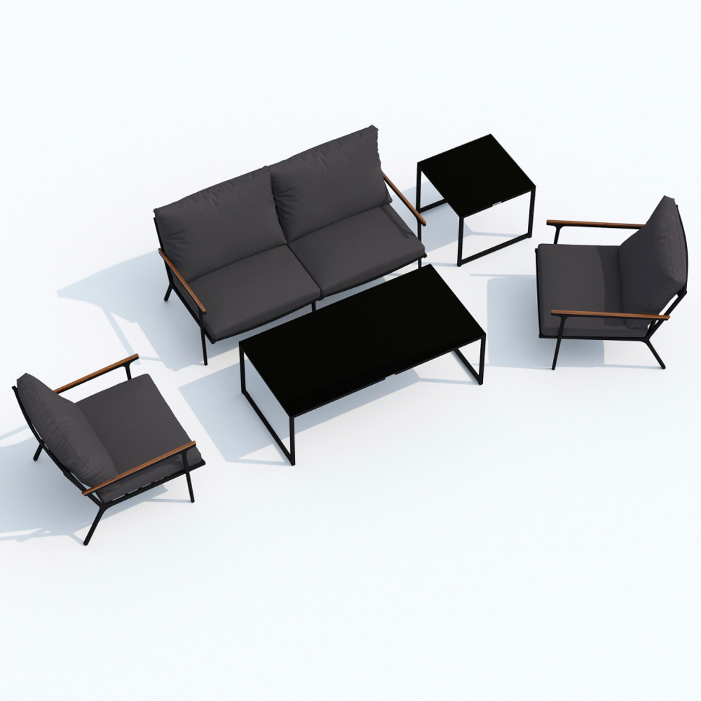 Кресло Ideal Patio ФЕСТА антрацит