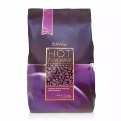 Воск горячий (пленочный)  ITALWAX Слива гранулы 1 кг*10