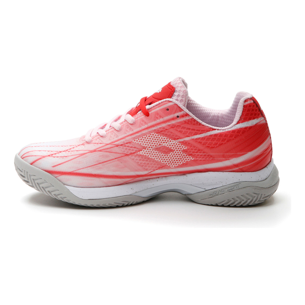 Женские теннисные кроссовки Lotto Mirage 300 Clay Court Shoe Women - Coral, White