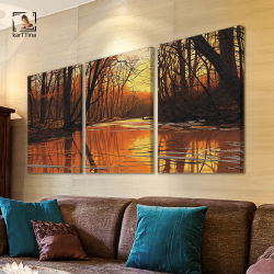 Картина karTTina "Затонувшие деревья", 150 см х 70 см