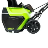 Снегоуборщик аккумуляторный Greenworks Арт. 2602907UG, 60V, 51 см, бесщеточный, c 1хАКБ 5Ач и ЗУ — фото 4