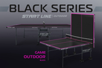 Стол теннисный Game 6 Всепогодный с сеткой Black