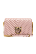 CLASSIC LOVE BAG CLICK CHEVRON – pink