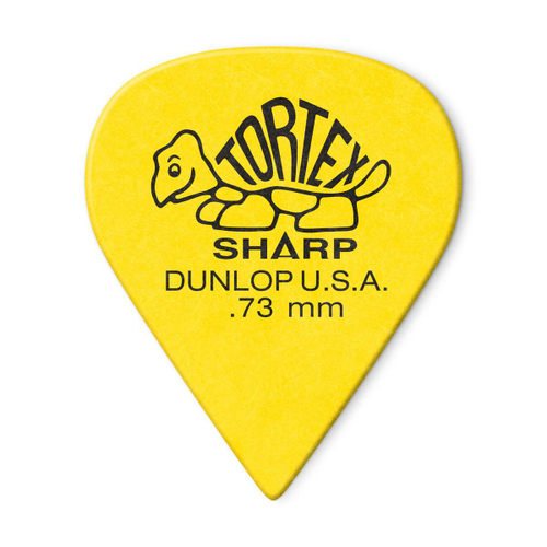 Dunlop 412P073 Tortex Sharp 12Pack медиаторы, толщина 0.73 мм, 12 шт.