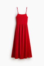 Платье с рюшами и бретелями - H&M