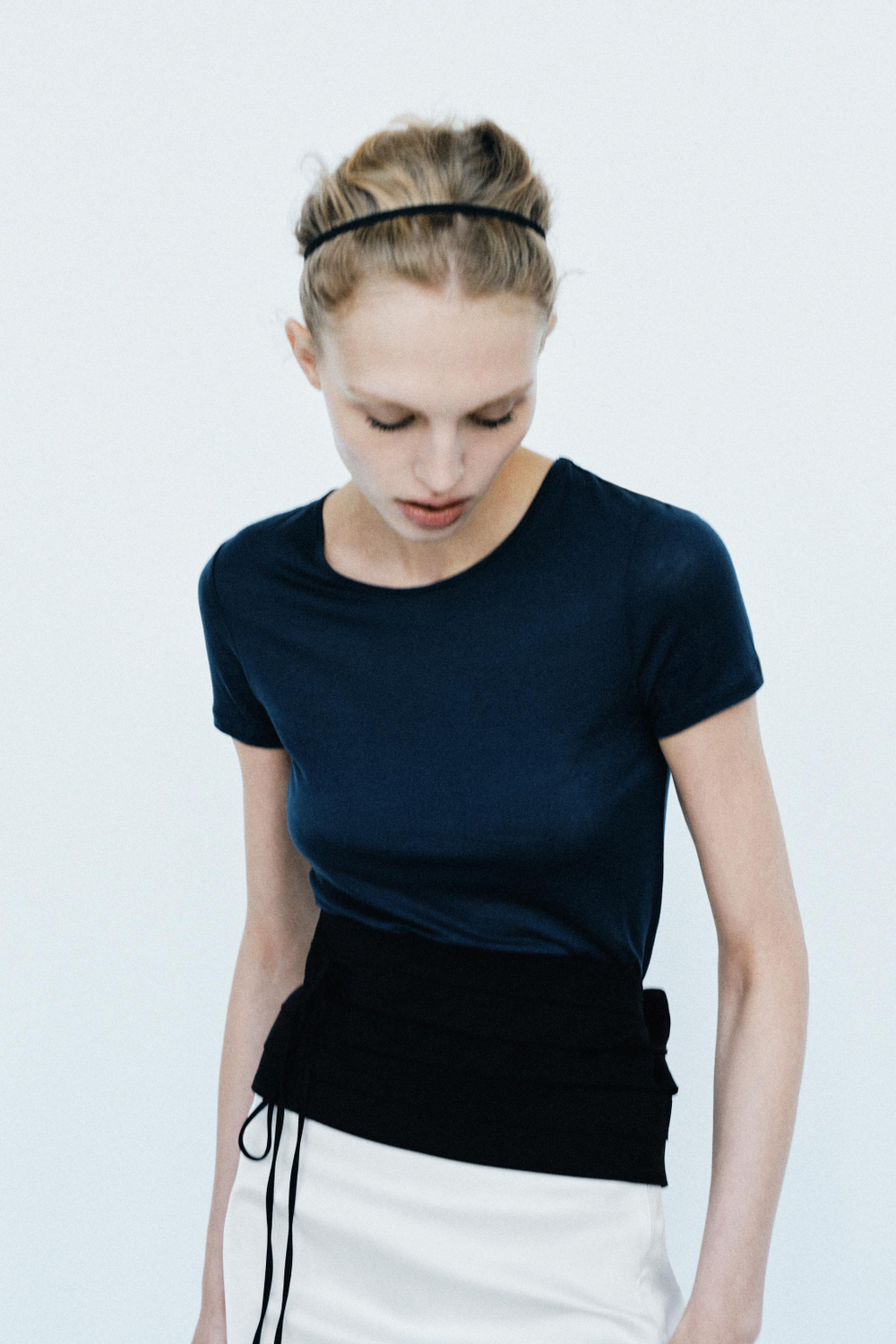 ФУТБОЛКА ИЗ СМЕСИ ШЕРСТИ — ZARA