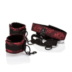 Фиксация для рук и шеи Scandal Collar Body Restraint (Цвет: черный с красным)
