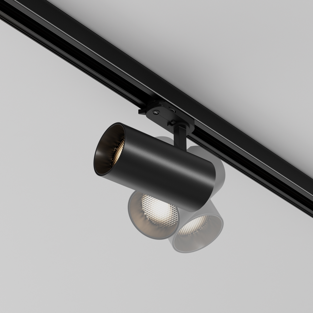 Трехфазный трековый светодиодный светильник Maytoni Focus Led TR197-3-20WCCT-M-B