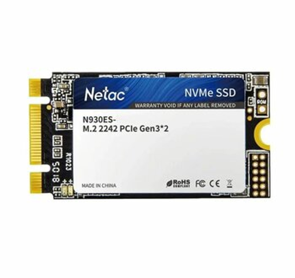 SSD NETAC N930ES, 1 ТБ, M.2, PCIe, NVMe, NT01N930ES-001T-E2X