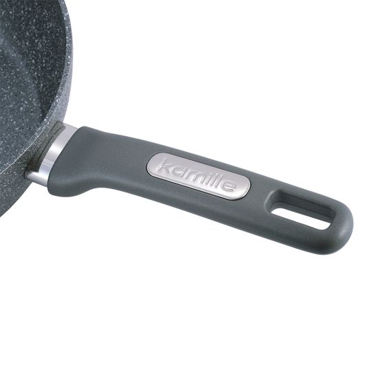 Сотейник 24 см. из литого алюминия Kamille KM-4292GR с мраморным покрытием
