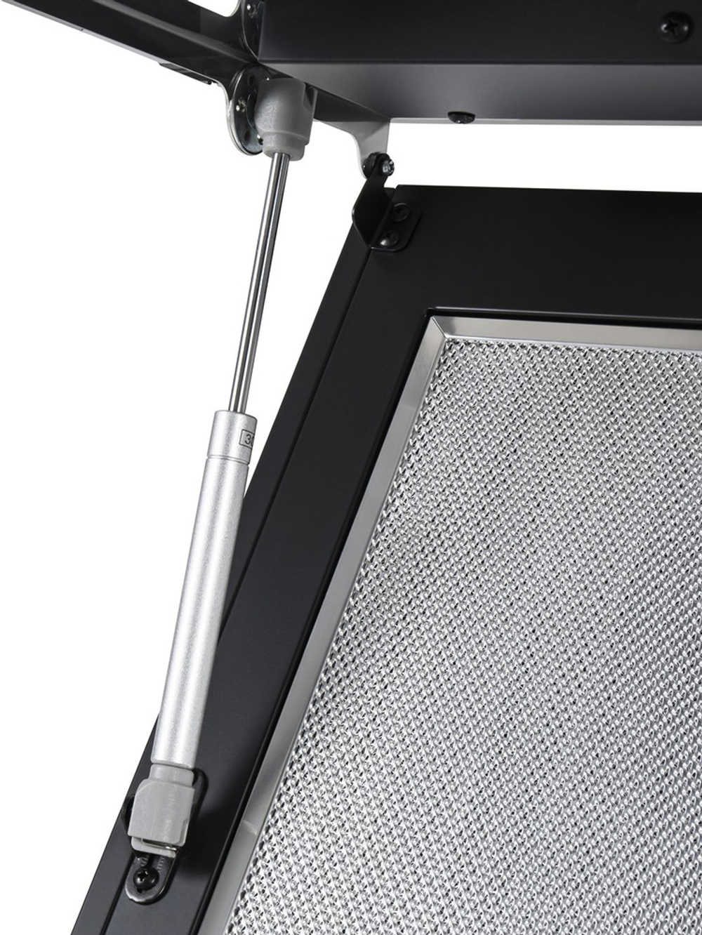 Каминная вытяжка Maunfeld MEDWAY 60 Glass Black/Stripe Inox