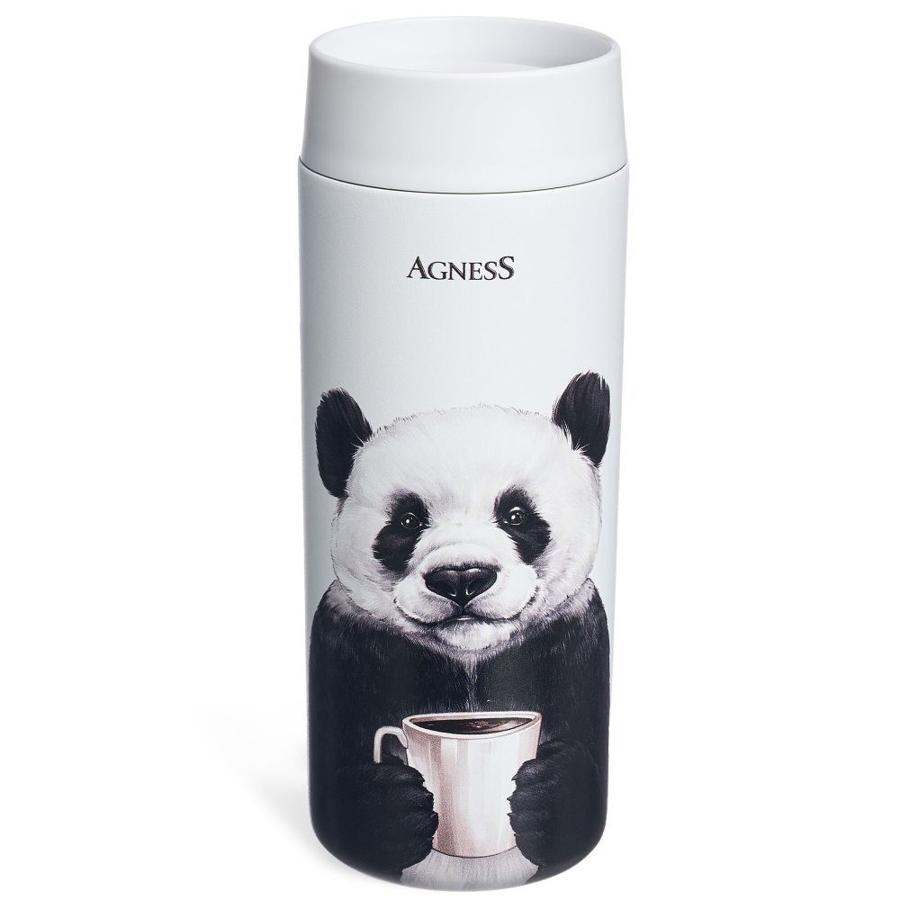 ТЕРМОКРУЖКА PANDA 350 МЛ, КОЛБА НЕРЖ.СТАЛЬ 18/10