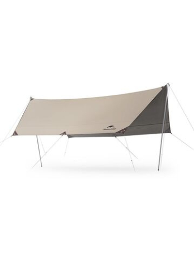 Тент Naturehike Cloud Skies Tarp C2350WS010, 150D, 500*380 см, песочный, 6927595796498