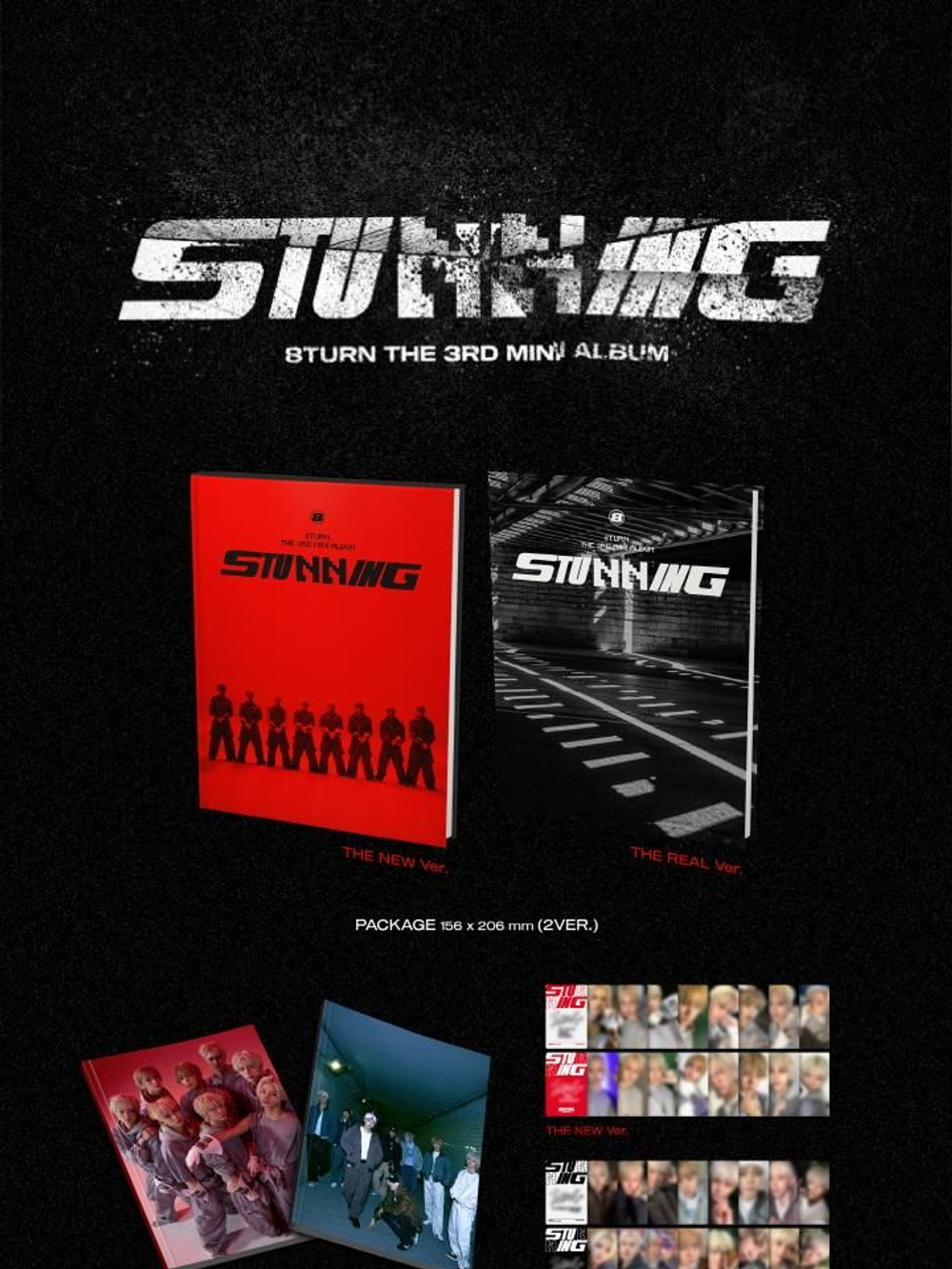 Альбом 8TURN - STUNNIN 3rd Mini Album 2 Version SET