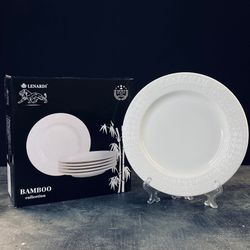 Lenardi 140-136 Набор из 6 тарелок 25,5см BAMBOO в под.уп.(х6)Фарфор