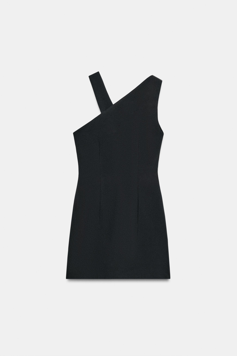 КОРОТКОЕ ПЛАТЬЕ АСИММЕТРИЧНОГО КРОЯ С ПРЯЖКОЙ — ZARA