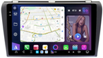 Магнитола для Mazda 3 BK, Axela 2003-2009 - FarCar S500-TS20 монитор 9.5" 2K QLED на Android 14, Быстрейшая, CarPlay, 4G SIM-слот