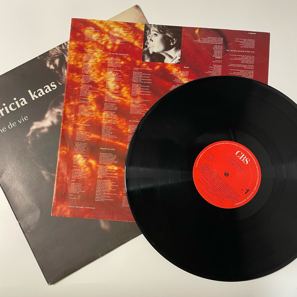 Винтажная виниловая пластинка LP Patricia Kaas Scene De Vie (Нидерланды 1990)