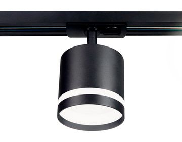 Трековый однофазный светильник со сменной лампой 1*GX53 GL5372 BK чёрный Track System Ambrella