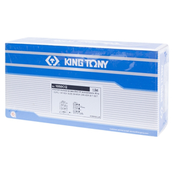 Набор вставок (бит) 1/4", HEX, TORX, Phillips, Slotted, Pozidriv, 50 предметов KING TONY 1050CQ