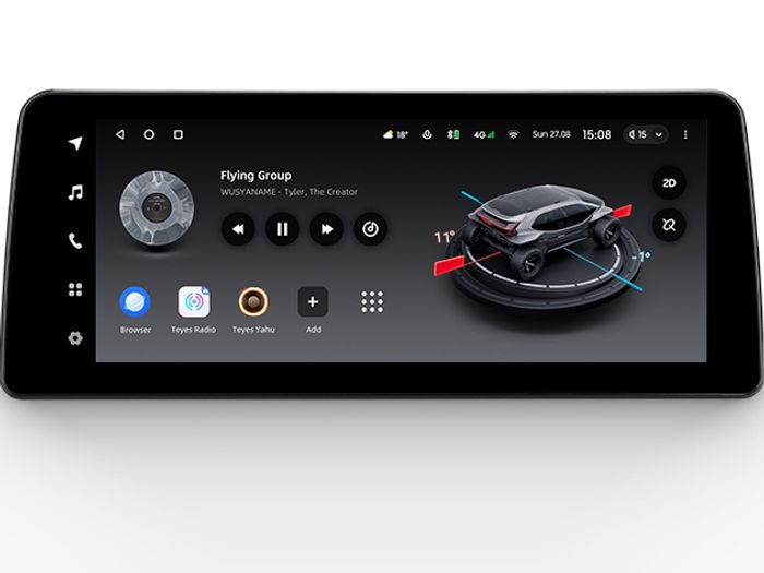 Магнитола для BMW X1 E84 2009-2014 (CIC) - Teyes LUX ONE монитор 12.3" на Android 10, Быстрая, CarPlay, 4G SIM-слот