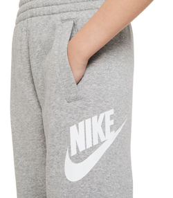 Детские теннисные брюки Nike Kids Club Fleece Jogger - dark grey heather/base grey/white