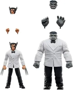 Коллекционная фигурка Marvel Legends: Patch (Wolverine) & Joe Fixit (Hulk)