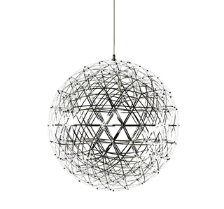 Подвесной дизайнерский светильник Raimond от Moooi (серебряный, D 100 cm)