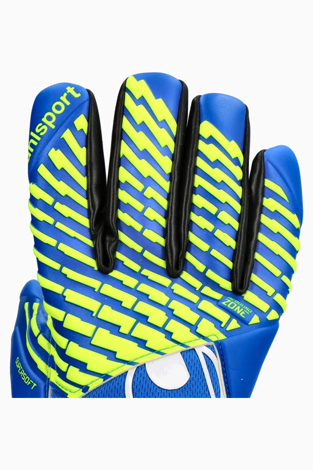 Вратарские перчатки Uhlsport Fangmaschine Cybertec Supersoft HN - синий
