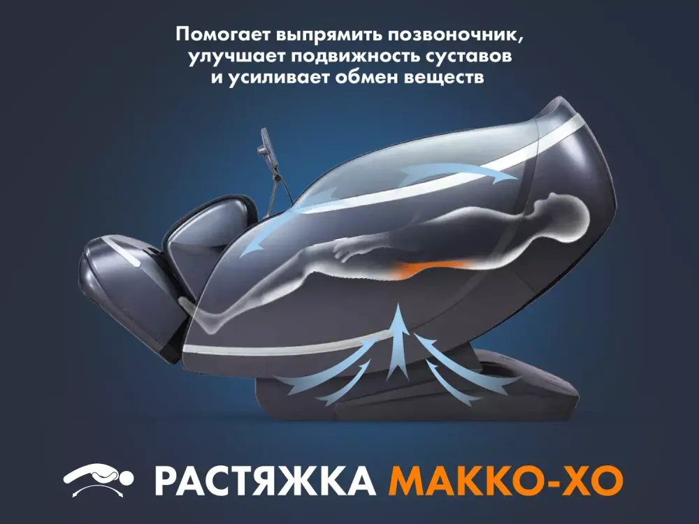Массажное кресло FUJIMO 氣 GURU F700 Серый