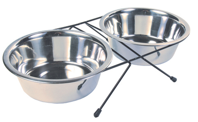 Подставка c мисками 2 х 1,8 л, металл, Trixie