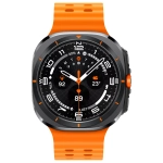 Умные часы Samsung Galaxy Watch Ultra (2025) 47mm LTE, ремешок Marine, Titanium Gray (Черный титан) SM-L705