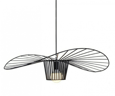 07696-80,19 Подвес Строу черный d80 h200 Е27 1*40W. ТМ Kink Light