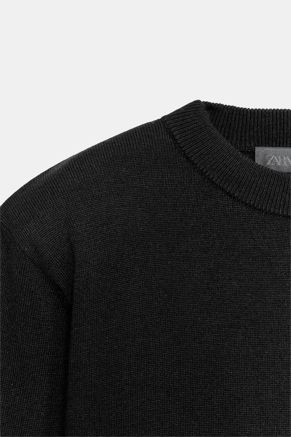 СВИТЕР С ПОДПЛЕЧНИКАМИ — ZARA