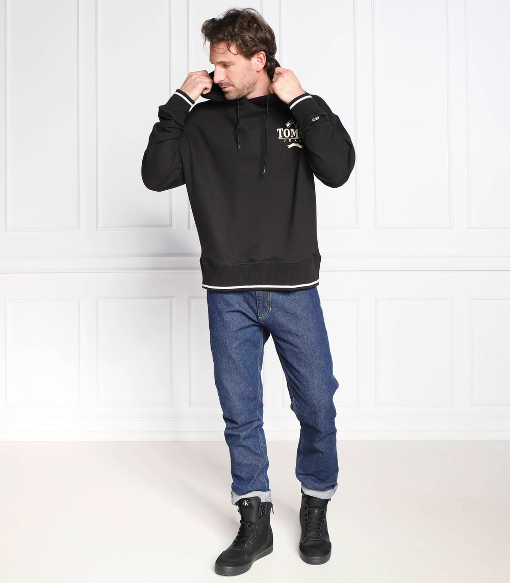 Худи skater prep back Tommy Jeans - черный(DM0DM15023)