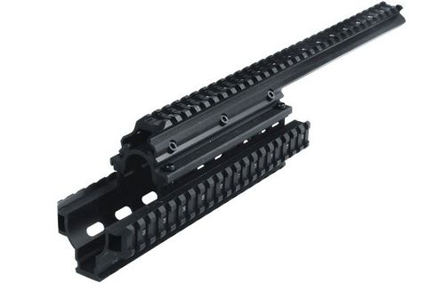 Цевьё LEAPERS тактическое с 4 планками Weaver (Сайга-12,20) MNT-HGSG12