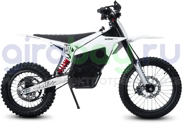 Электромотоцикл Эндуро WHITE SIBERIA BELLLUGA 001 3900W (60V/27Ah) - Белый фото №7