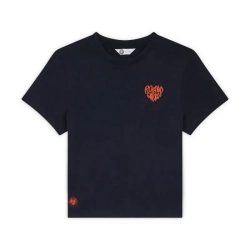 Женская теннисная футболка Roland Garros Heart Heritage - navy blue